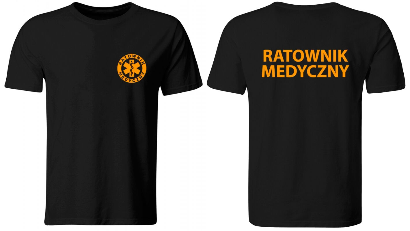 Koszulka męska Ratownik Medyczny (FLUO)