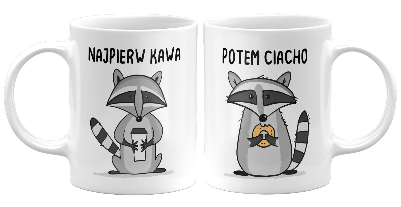 Kubek klasyczny Najpierw kawa, potem ciacho
