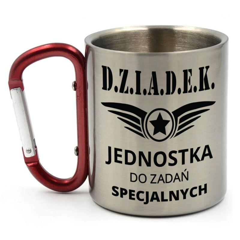 Kubek z karabińczykiem Dziadek Jednostka Do Zadań Specjalnych