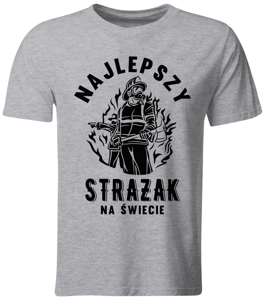 Koszulka męska Najlepszy strażak na świecie