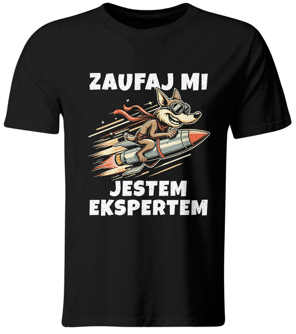 Koszulka męska Zaufaj mi, jestem Ekspertem