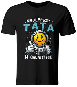 Koszulka męska Najlepszy Tata w Galaktyce